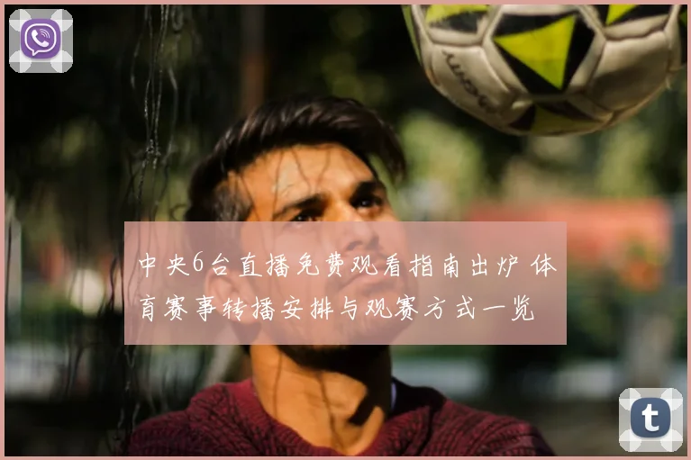 中央6台直播免费观看指南出炉 体育赛事转播安排与观赛方式一览